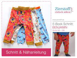 Schau gerne einmal wieder rein, denn es lohnt sich ganz sicher für dich! Pumphose Schnittmuster Kinderhose Benjamin Gr 62 104