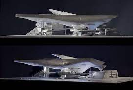 cinema center architecture model arch model