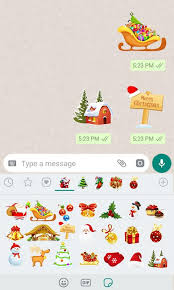 Cara membuat stiker wa bergerak dan bersuara memang sekarang ini sedang banyak dicari oleh pengguna disekitar kita, salah satunya sobat. Merry Christmas Stickers Wa Emoji For Whatsapp For Android Apk Download