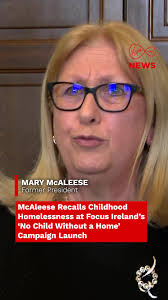 🗣️ “We began to understand the difference between having a roof over your  head and having a home.”, Former President Mary McAleese spoke about her  own childhood experience of homelessness at the ...