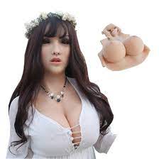 Buy AIVIYA Silicone Forms Silicone Full Head Female Face Realistic Big Boobs  for Crossdresser Transgender,H Cup Online at desertcartDenmark