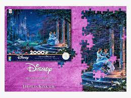 Ravensburger disney toy story 4, 100 piece jigsaw puzzle with extra large pieces for kids age 6 years and up. Cinderella 2000 Piece Jigsaw Puzzle Disney Thomas Kinkade 2000 Piece Puzzle Hd Png Download Kindpng