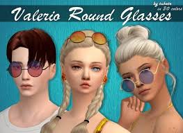 This is a personal blog about pc game the sims 4. Tukete Valerio Round Glasses Sims 4 Downloads Sims 4 Sims Sims 4 Cc Kids Clothing