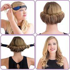 Entweder die haare eindrehen um das haarband schlingen und feststecken. Glamwaves Haarband Zum Eindrehen Der Frisur Fur Kurze Bis Mittellange Haare Geeignet Amazon De Beauty