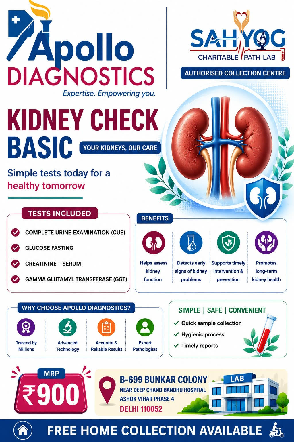 APOLLO KIDNEY CHECK BASIC product image