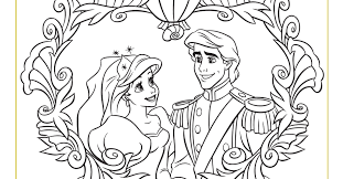 105k.) this little mermaid married prince eric coloring pages for individual and noncommercial use only, the copyright belongs to their respective creatures or owners. Princess Ariel Prince Eric Printable Coloring Page Mama Likes This