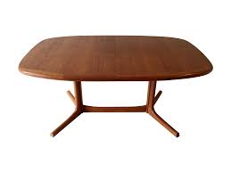 Signed oil on canvas : Vintage Danish Dyrlund Teak Dining Table Teak Dining Table Table Extension Dining Table