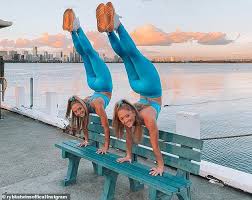 Here are 50 yoga poses for two people of any level to try with a friend or significant other! Australian Acrobatic Sisters Reveal How They Grew Their Social Media Following To 15 Million Daily Mail Online