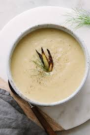 Roasted Fennel Potato Soup Recipe Features Wonderful Roasted Fennel And Potatoes Pureed Into A Delicious Cre Roasted Fennel Vegan Soup Recipes Fennel Recipes