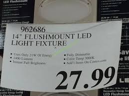 Check spelling or type a new query. Costco 962686 14 Flushmount Led Light Fixture Tag Costcochaser