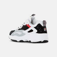 The ray tracer is here in additional colorways, combining retro design with today's hottest chunky sneaker styles. Fila Ray Tracer Wmn White Black High Rise Schwarz Fila Official