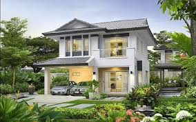 Mẫu biệt thự 2 tầng 3 mặt tiền sang trọng. 60 Máº«u San VÆ°á»n Ä'áº¹p Thiáº¿t Káº¿ San VÆ°á»n Biá»‡t Thá»± Ä'áº³ng Cáº¥p