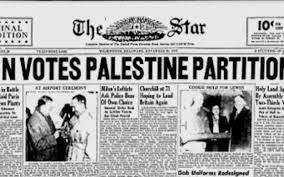 Felestin, the largest circulation daily newspaper in the gaza strip. 73 Years Ago The Un Partitioned British Ruled Palestine Path Of Ex