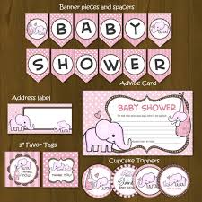 Our free baby shower printables will give you plenty of inspiration. Pink Elephant Baby Shower Free Printables Baby Viewer