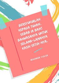 Daftar lagu yang ada di klik (kumpulan lagu ibadah kreatif dan kkr) song list in klik (kumpulan lagu ibadah kreatif dan kkr) Bersyukurlah Kepada Tuhan Sebab Ia Baik Mazmur 118 Ayat Alkitab Tuhan