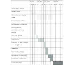 gantt chart for mmed research project process through 16