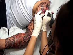 Japanese foo dog tattoo on man full back. Koi Fish Full Sleeve Tattoo Youtube