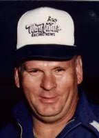 A very happy looking Don Biederman, winner of the 250 lap event at  Riverside International Speedway in Nova Scotia 1978'