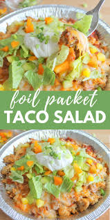 Donate today and help bring forward the day. Tinfoil Packet Taco Salad Recipe Homemade Heather