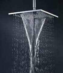 Wholesale Waterfall Shower Head Buy Double Waterfall Shower Head With Dual Rain And Waterfall Functions Shower Waterfall Shower Shower Heads Rain Shower Head