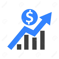 Diagram Business Icon Or Going Up Chart