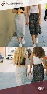 Black And White Brandy Melville Skirt Brandy Melville White W Blue Floral Phoebe Skirt Blue Floral Skirt Brandy Melville Skirt Fashion Outfits