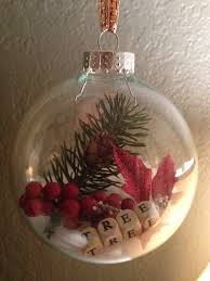 Get A Clear Ornament From Michaels Sparkly Fake Snow Letter Beads From Walmart That You Glue Toget Christmas Ornaments To Make Food Ornaments Clear Ornaments