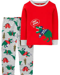 2 Piece Reindeer Christmas Fleece Pjs Carters Com Toddler Outfits Fleece Pjs Christmas Pajama Set