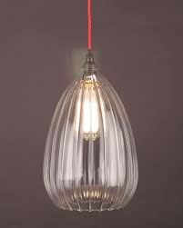 Or the monza style is a contemporary glass ceiling light that shines above a bar or breakfast nook. Clear Ribbed Glass Pendant Ceiling Light Teardrop Wellington Industrial Vintage Designer Retro Style Contemporary Chandelier Contemporary Lamps Glass Ceiling Pendant