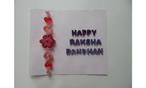 Maybe you would like to learn more about one of these? Quilled Rakhi Card