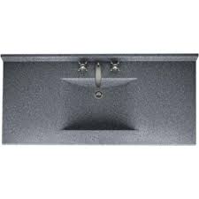 Vanity tops a bathroom essential. Swan Contour 49 In W X 22 In D Solid Surface Vanity Top With Sink In Night Sky Cv2249 012 The Home Depot