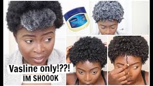 Watch freelance makeup artist zainab jay, recreate some methods of hairstyling that were. Defining My Natural Hair With Only Vaseline Water I Am Beyond Shocked Youtube