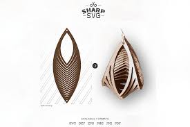 Spreading the word helps me make more free files, just like this one! Sculpted Earring Twisted Earrings Graphic By Sharpsvg Creative Fabrica