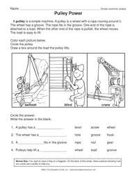Pulley Power Lesson Plans The Mailbox Simple Machines Pulleys And Gears Simple Machines Activities