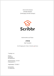 Die Formatierung Deiner Bachelorarbeit Vorlage Zum Download