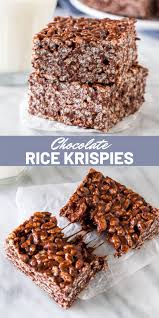 Chocolate Rice Krispie Treats Recipe In 2020 Chocolate Rice Krispie Treats Krispie Treats Rice Krispies