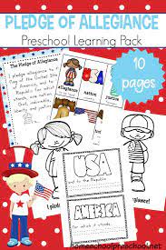 The pledge of allegiance to the flag: Free Preschool Pledge Of Allegiance Printables