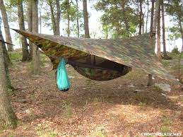 Choosing an underquilt for your hammock. 9x9 Woodland Camo Tarp And Hammock Whiteblaze Gallery