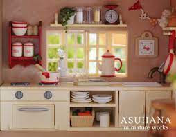 2016 4 28 きいちごのお家のキッチンはこんな感じになりました ミニチュア ドールハウス 木工 木工雑貨 miniature dollhouseminiatures dollhouse ハンドメイド スケール はかり ミニチュア ドールハウス カントリー キッチン シルバニアファミリー