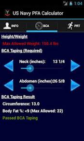 Navy Pfa Calc For Android Free Download And Software