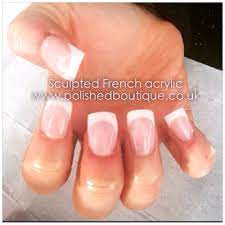 French Sculpted Acrylic Nails Polished Beauty Boutique Glasgow Uk Wedding Beauty Long Nails Pink And White L P Https Www Pink Nails Acrylic Nail Polish Nails