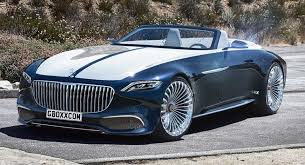Production Spec Mercedes Maybach Vision 6 Cabriolet Has More Bling Than A Rapper S Crib Carscoops Mercedes Maybach Maybach Mercedes Benz Cars