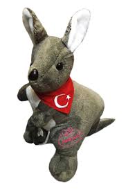 Pelus Oyuncak Kanguru 70 Cm Yavrulu Turk Bayrak Fularli Kargo Ucretsiz Canguros Cuentos