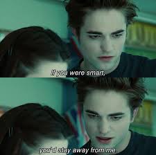 Edward Cullen being the personification of a red flag.
