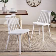 Osblek Farmhouse Spindle Back Dining Chair In 2020 Dining Chairs White Dining Chairs Farmhouse Dining Chairs
