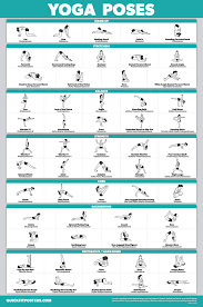 Each new yoga style or yoga master utilizes his understanding of asanas and alignment to invent a new asana.so, here is a list of most common yoga poses with their sanskrit names. Quickfit Yoga Poses Poster Beginner Yoga Position Chart English And Sanskrit Names Double Sided Laminated 18 X 27 18 X 27 Amazon Ae Sporting Goods