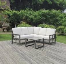 Backyard Creations Glenhaven Collection Sectional Seating Patio Set With Table From M In 2020 Patio Furniture Collection Outdoor Furniture Sets Outdoor Sectional Sofa