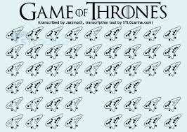 Posted by unknown at 14:28. Game Of Thrones Ocarina Tab