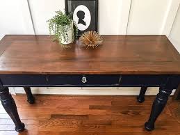 The Best Way To Refinish A Table Top Semigloss Design Refinished Table Stained Table Table