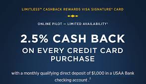 Follow these easy steps step 1. Usaa Limitless 2 5 Cashback Now No Longer Available For New Applications Doctor Of Credit